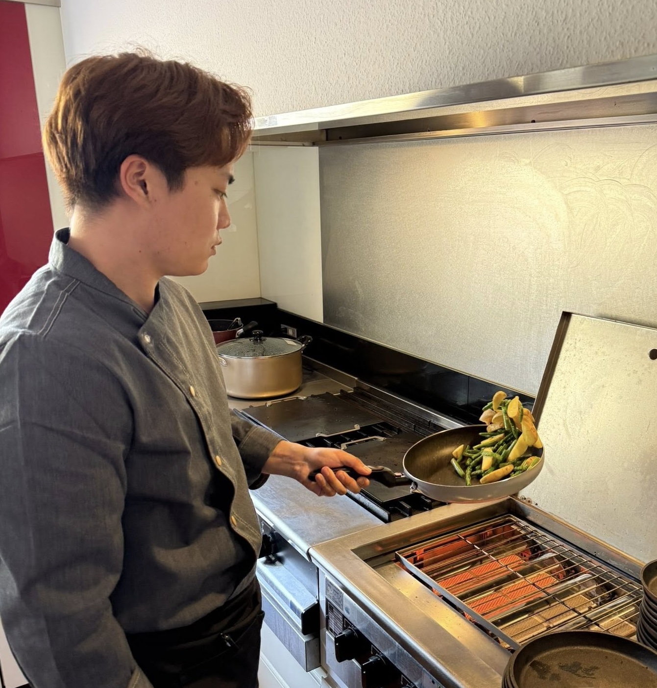 RYU chef and kitchen